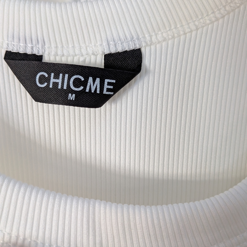 Chicme White Maxi Dress with Side Slit - Picture 7 of 9